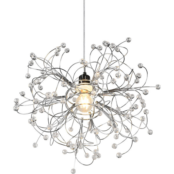 HLW LED LED Hanglamp Trion Guston - Mat Chroom, Aluminium, E27 Fitting, Verstelbaar