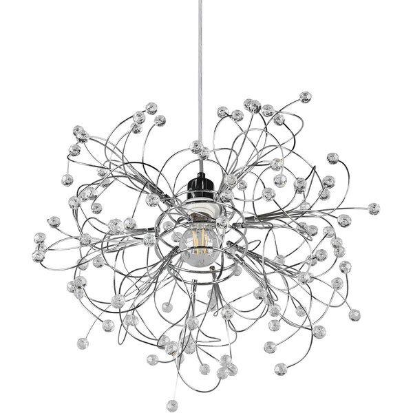 HLW LED LED Hanglamp Trion Guston - Mat Chroom, Aluminium, E27 Fitting, Verstelbaar