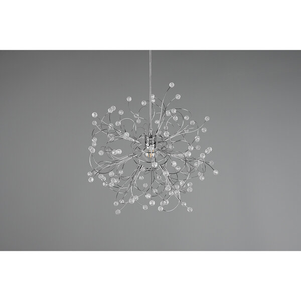 HLW LED LED Hanglamp Trion Guston - Mat Chroom, Aluminium, E27 Fitting, Verstelbaar