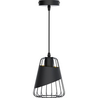 Klassieke Zwarte LED Hanglamp - Retro Aigi Pendin E27 Klassieke Zwarte LED Hanglamp - Retro Aigi Pendin E27