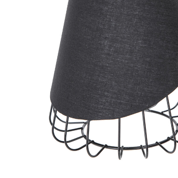 HLW LED Klassieke LED Hanglamp Aigi Pendin - Zwarte LED Lamp met E27 Fitting & Aluminium Frame