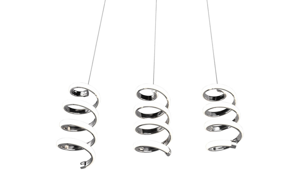 HLW LED Elegante Metalen LED Hanglamp 8W - Witte LED Hanglamp Neutraal Wit 4000K