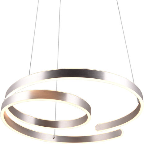 HLW LED Metalen LED Hanglamp 68W - Dimbaar, Warm Wit 3000K, Rond Design
