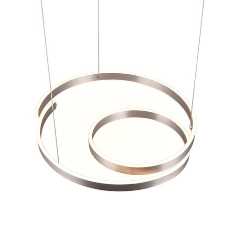 HLW LED Metalen LED Hanglamp 68W - Dimbaar, Warm Wit 3000K, Rond Design