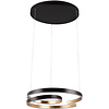 Dimbare LED Hanglamp 68W - Zwart, Wit & Goud - Warm Wit