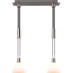 LED Hanglamp Trion Stey - Metalen LED Hanglamp met Glas