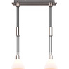 HLW LED LED Hanglamp Trion Stey - Metalen LED Hanglamp met Glas, E27 Fitting, 2-lichts HLW LED LED Hanglamp Trion Stey - Metalen LED Hanglamp met Glas, E27 Fitting, 2-lichts