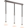 HLW LED LED Hanglamp Trion Stey - Metalen LED Hanglamp met Glas en 3 Lichtpunten