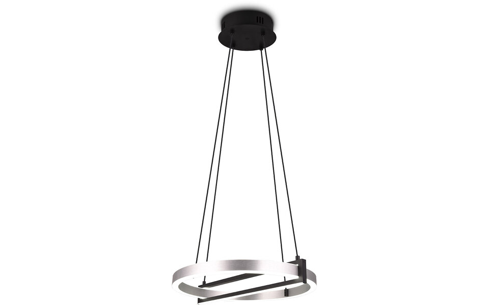 HLW LED Trion Tompie Dimbare LED Hanglamp 55W - Metalen Rond Design, Aanpasbare Kleur HLW LED Trion Tompie Dimbare LED Hanglamp 55W - Metalen Rond Design, Aanpasbare Kleur