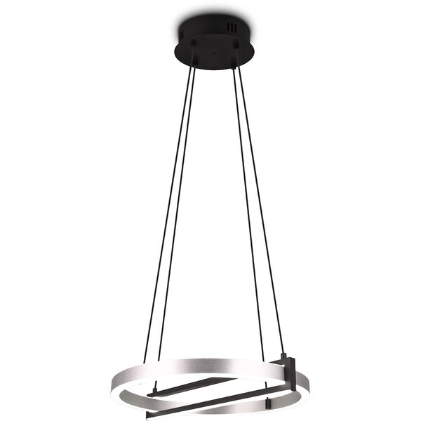HLW LED Trion Tompie Dimbare LED Hanglamp 55W - Metalen Rond Design, Aanpasbare Kleur HLW LED Trion Tompie Dimbare LED Hanglamp 55W - Metalen Rond Design, Aanpasbare Kleur