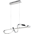 Elegante Dimbare Metalen LED Hanglamp 37W - Witte LED Lamp met Natuurlijk Wit Licht