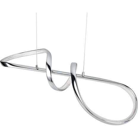 HLW LED Elegante Dimbare Metalen LED Hanglamp 37W - Witte LED Lamp met Natuurlijk Wit Licht HLW LED Elegante Dimbare Metalen LED Hanglamp 37W - Witte LED Lamp met Natuurlijk Wit Licht