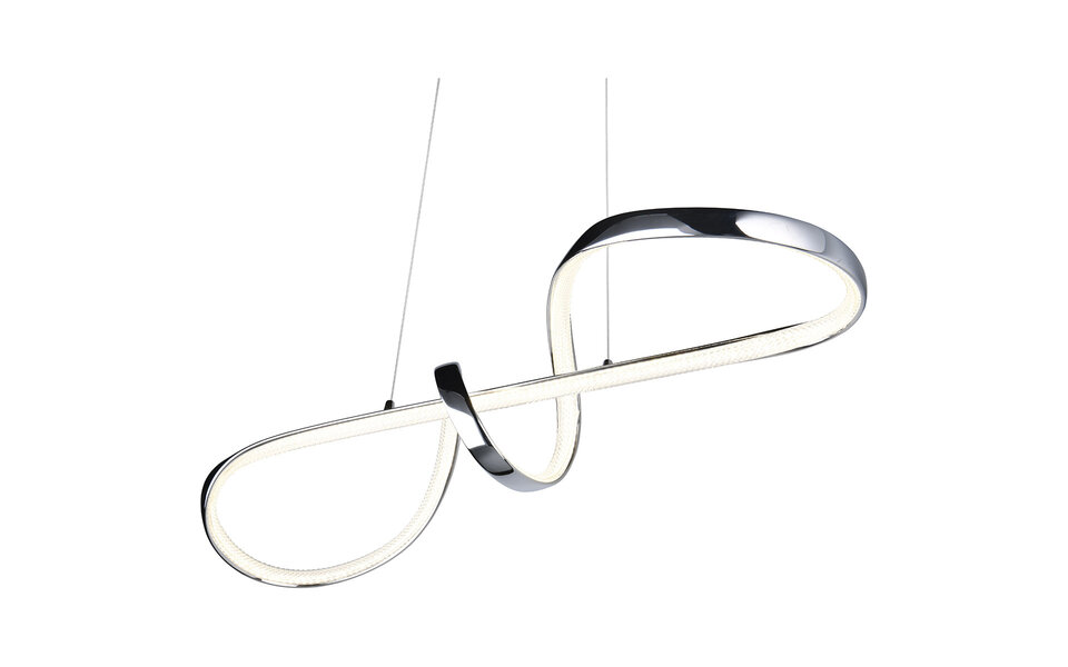 HLW LED Elegante Dimbare Metalen LED Hanglamp 37W - Witte LED Lamp met Natuurlijk Wit Licht