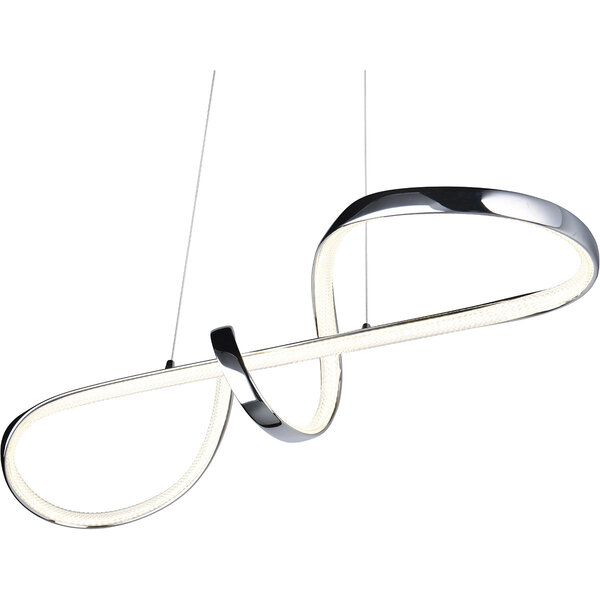 HLW LED Elegante Dimbare Metalen LED Hanglamp 37W - Witte LED Lamp met Natuurlijk Wit Licht HLW LED Elegante Dimbare Metalen LED Hanglamp 37W - Witte LED Lamp met Natuurlijk Wit Licht