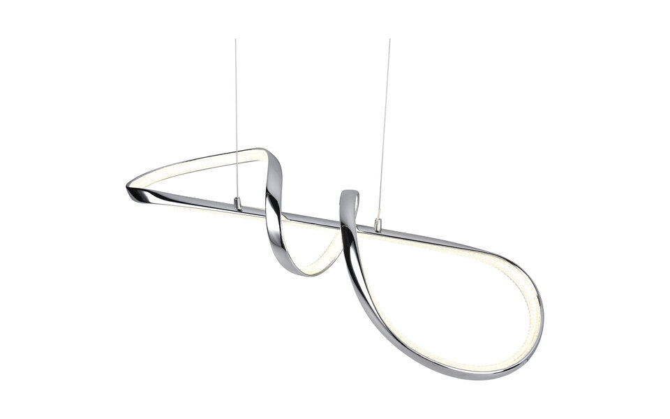 HLW LED Elegante Dimbare Metalen LED Hanglamp 37W - Witte LED Lamp met Natuurlijk Wit Licht