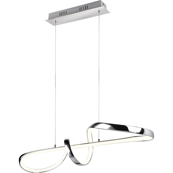HLW LED Elegante Dimbare Metalen LED Hanglamp 37W - Witte LED Lamp met Natuurlijk Wit Licht HLW LED Elegante Dimbare Metalen LED Hanglamp 37W - Witte LED Lamp met Natuurlijk Wit Licht