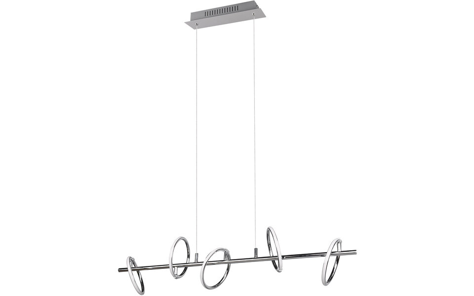 HLW LED Witte Metalen LED Hanglamp Trion Arko - 5 Draaibare Lichtpunten, 4W LED Warm Wit HLW LED Witte Metalen LED Hanglamp Trion Arko - 5 Draaibare Lichtpunten, 4W LED Warm Wit