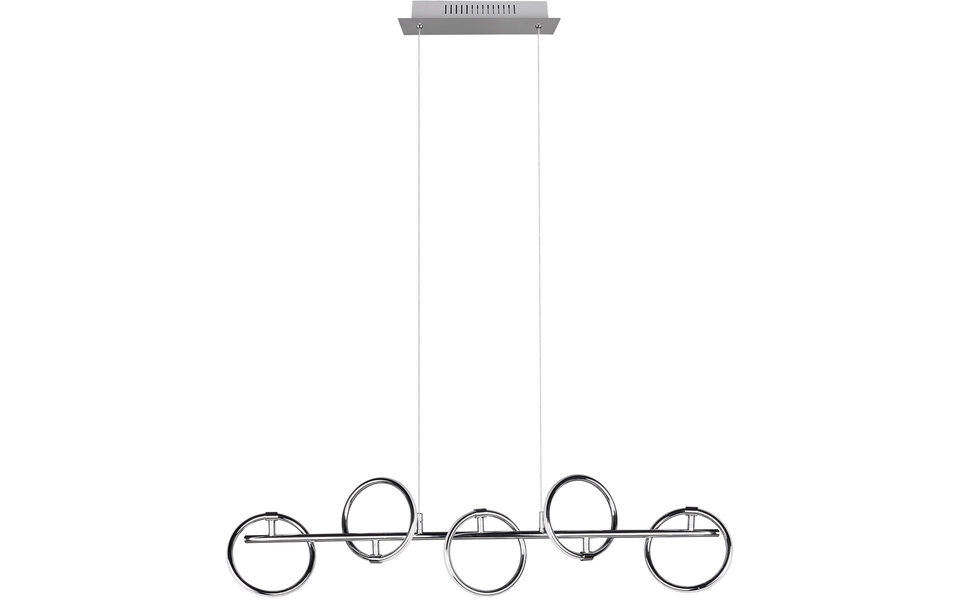 HLW LED Witte Metalen LED Hanglamp Trion Arko - 5 Draaibare Lichtpunten, 4W LED Warm Wit HLW LED Witte Metalen LED Hanglamp Trion Arko - 5 Draaibare Lichtpunten, 4W LED Warm Wit