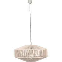 Witte LED Hanglamp - Trion Silka Metalen LED Lamp 61cm Witte LED Hanglamp - Trion Silka Metalen LED Lamp 61cm