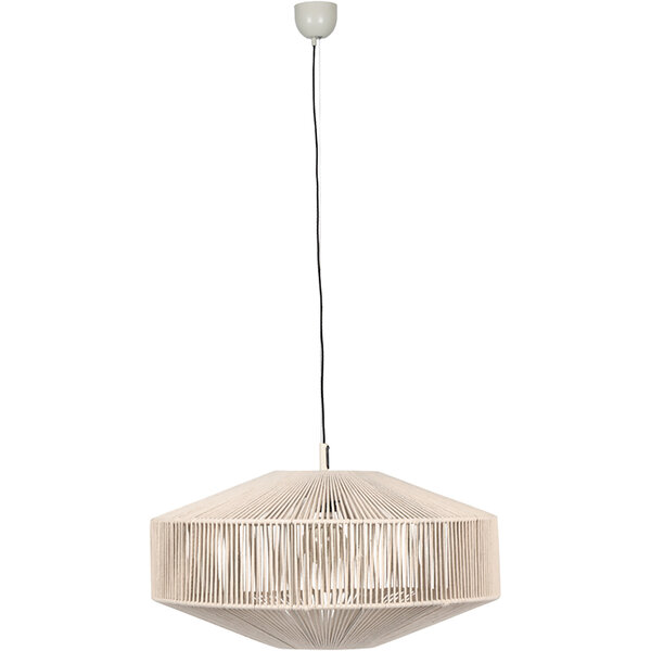 HLW LED Metalen LED Hanglamp Trion Silka - Witte LED lamp 61cm, verstelbaar & energiezuinig