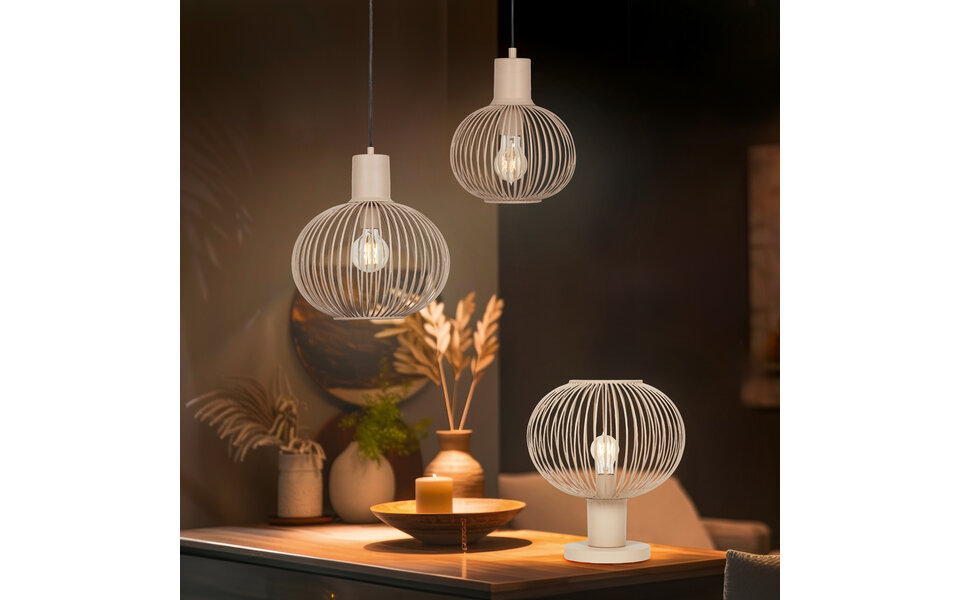 HLW LED Stijlvolle Metalen LED Hanglamp Trion Alia - 1-lichts, E27 LED lamp