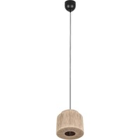LED Hanglamp Trion Alisa - Rond 31 cm, Bruin Jute LED Hanglamp Trion Alisa - Rond 31 cm, Bruin Jute