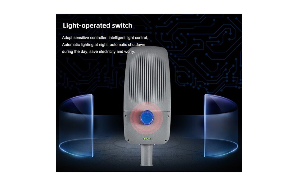 HLW LED Waterdichte LED Straatlamp met Sensor | Rinzu Strion 150W Neutraal Wit