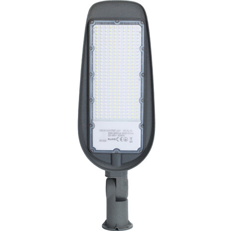 Mat Grijze 200W Aluminium LED Straatlamp - Waterdicht IP65, Daglicht Wit 6500K