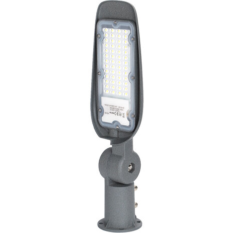 HLW LED Waterdichte 30W Aluminium LED Straatlamp - Mat Grijs & Witte Daglicht Wit