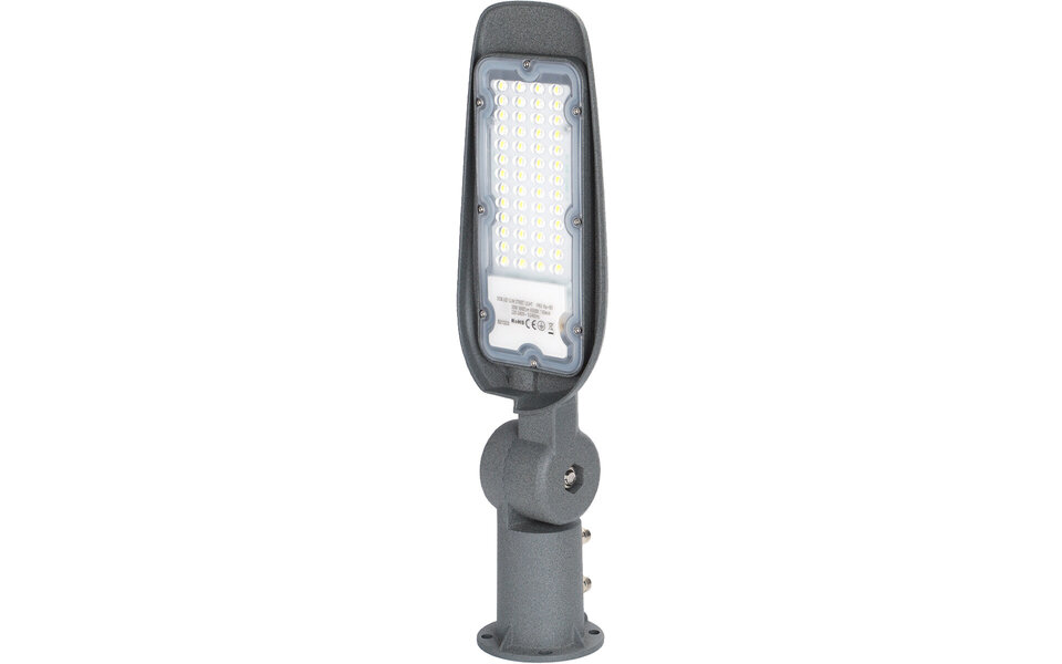 HLW LED Waterdichte 30W Aluminium LED Straatlamp - Mat Grijs & Witte Daglicht Wit