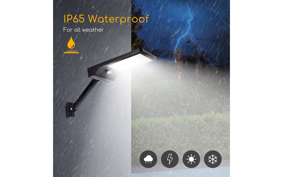 HLW LED Kunststof LED Straatlamp Solar 3W - Waterdicht IP65, Zwarte & Witte Opties, Daglicht Wit HLW LED Kunststof LED Straatlamp Solar 3W - Waterdicht IP65, Zwarte & Witte Opties, Daglicht Wit