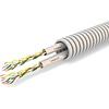 Flexibele CAT6 buis 20mm - Voorbedraad 100m, KEMA-keur Flexibele CAT6 buis 20mm - Voorbedraad 100m, KEMA-keur