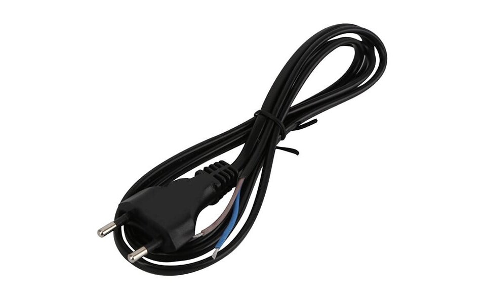 HLW LED Voedingskabel 1,5 m Zwart – Europlug (C7) 220V 10A LED HLW LED Voedingskabel 1,5 m Zwart – Europlug (C7) 220V 10A LED