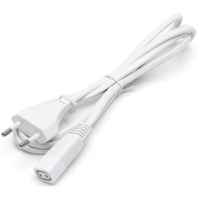Witte voedingskabel 1,5m voor T5 LED buis – C7 Europlug Witte voedingskabel 1,5m voor T5 LED buis – C7 Europlug