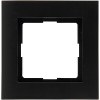 KOPP Athenis HK07 afdekraam 1-voudig mat zwart 83x83mm KOPP Athenis HK07 afdekraam 1-voudig mat zwart 83x83mm