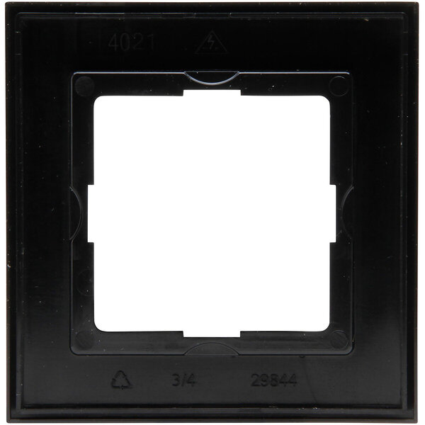 KOPP KOPP Athenis HK07 afdekraam 1-voudig mat zwart 83x83mm KOPP KOPP Athenis HK07 afdekraam 1-voudig mat zwart 83x83mm