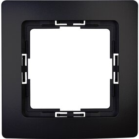 KOPP Paris HK05 1-voudig afdekraam mat zwart KOPP Paris HK05 1-voudig afdekraam mat zwart