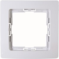 KOPP Paris HK05 Afdekraam 1-voudig Arctic Glans Wit KOPP Paris HK05 Afdekraam 1-voudig Arctic Glans Wit