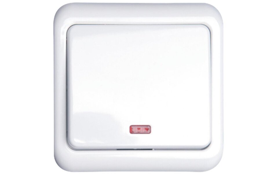 HLW LED Aigi Cuka Wisselschakelaar 1-voudig Inbouw LED 230V Wit HLW LED Aigi Cuka Wisselschakelaar 1-voudig Inbouw LED 230V Wit