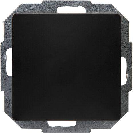 KOPP KOPP Wisselschakelaar Paris HK05 Mat Zwart – 1-knops voor LED