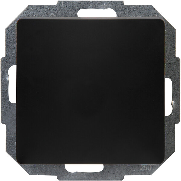 KOPP KOPP Wisselschakelaar Paris HK05 Mat Zwart – 1-knops voor LED