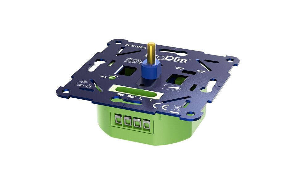 EcoDim EcoDim LED Dimmer 0–500W | Stille inbouwdimmer