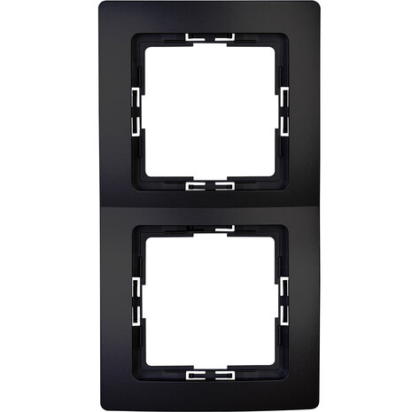 KOPP KOPP Paris HK05 2-voudig afdekraam mat zwart 150x83 mm