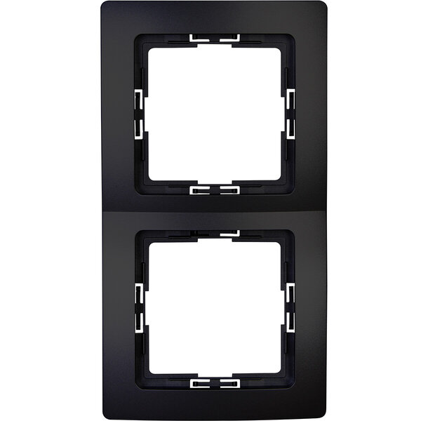 KOPP KOPP Paris HK05 2-voudig afdekraam mat zwart 150x83 mm