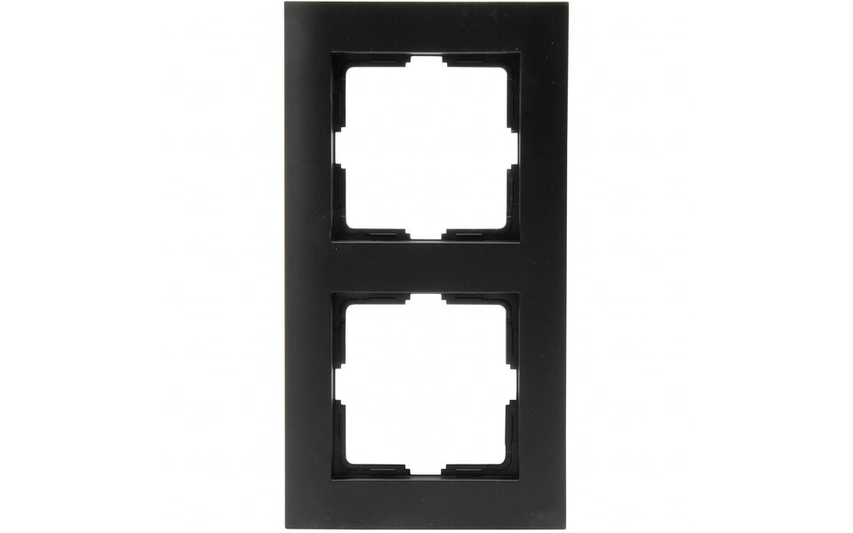 KOPP KOPP Athenis HK07 2-voudig afdekraam mat zwart RAL 9005