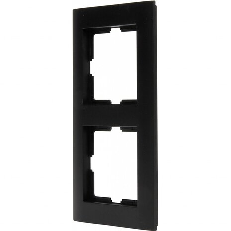 KOPP KOPP Athenis HK07 2-voudig afdekraam mat zwart RAL 9005