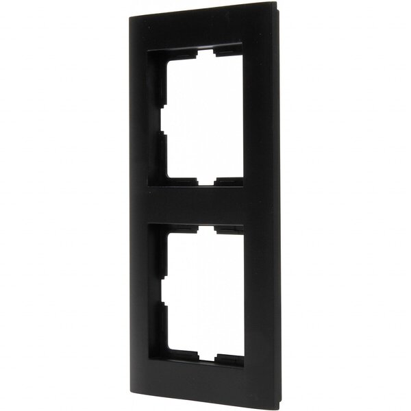 KOPP KOPP Athenis HK07 2-voudig afdekraam mat zwart RAL 9005