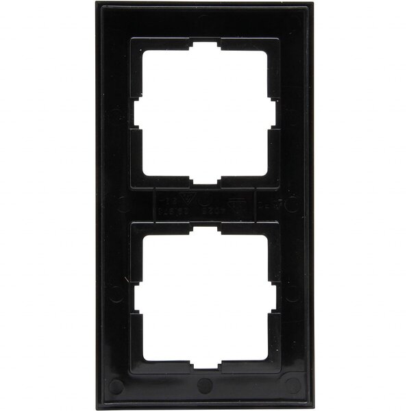 KOPP KOPP Athenis HK07 2-voudig afdekraam mat zwart RAL 9005