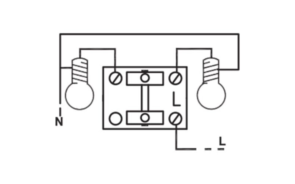 HLW LED Dubbele serieschakelaar IP54 opbouw 2-knops 230V LED HLW LED Dubbele serieschakelaar IP54 opbouw 2-knops 230V LED