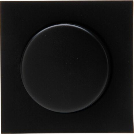 KOPP KOPP Athenis HK07 afdekplaat dimmer mat zwart incl knop